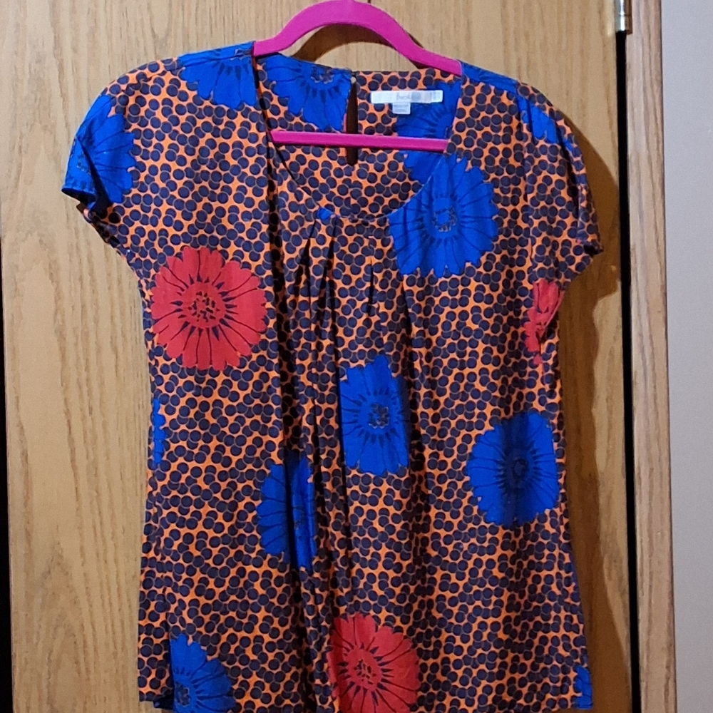 Boden Silk/rayon Pullover Blouse Size 10